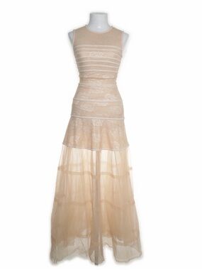 Isabel Garcia Maxi Gown Ivory Size S